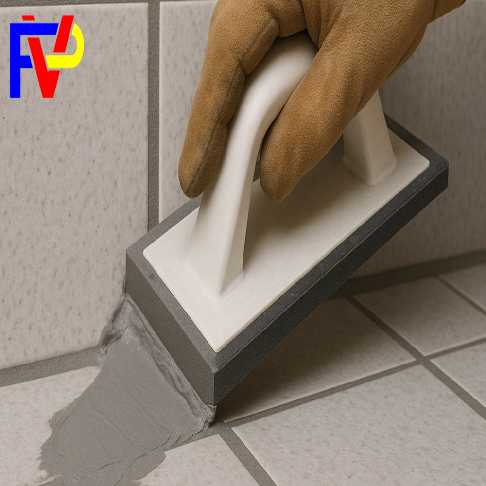 Thi công keo chà ron gạch chống thấm – chà ron nền gạch bằng keo ron cao cấp