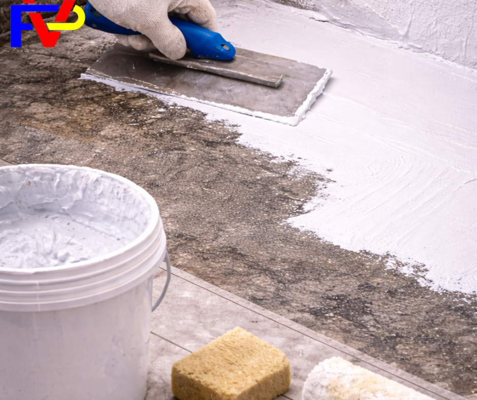 Thi công chống thấm sàn bằng vật liệu chống thấm gốc xi măng polymer